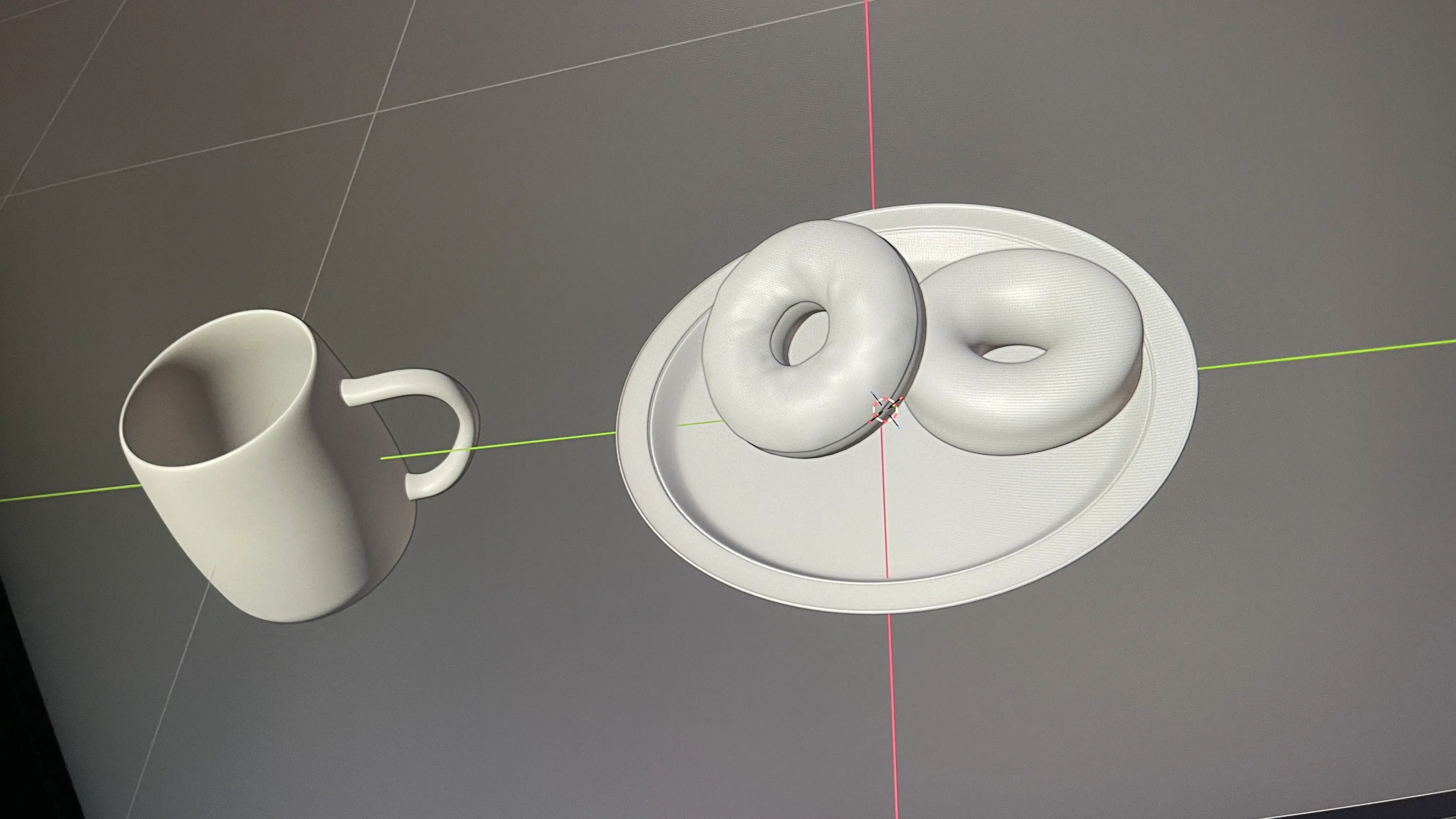 Early Blender modeling and sculpting experiments